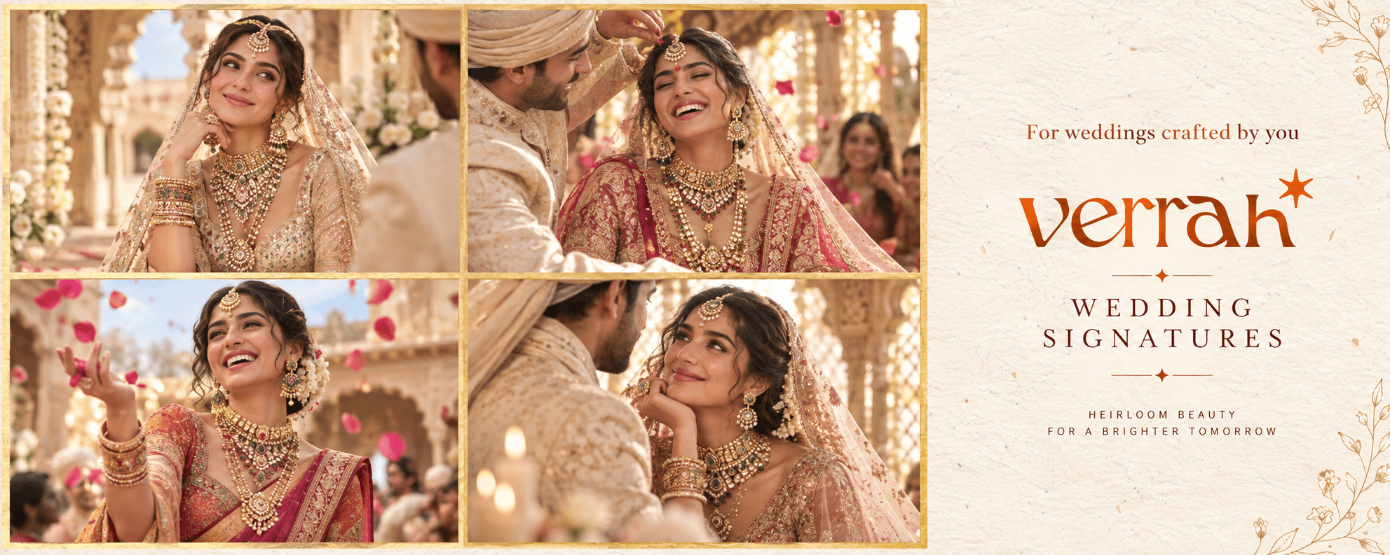 Verrah Wedding Signatures — royal polki and temple gold bridal jewellery
