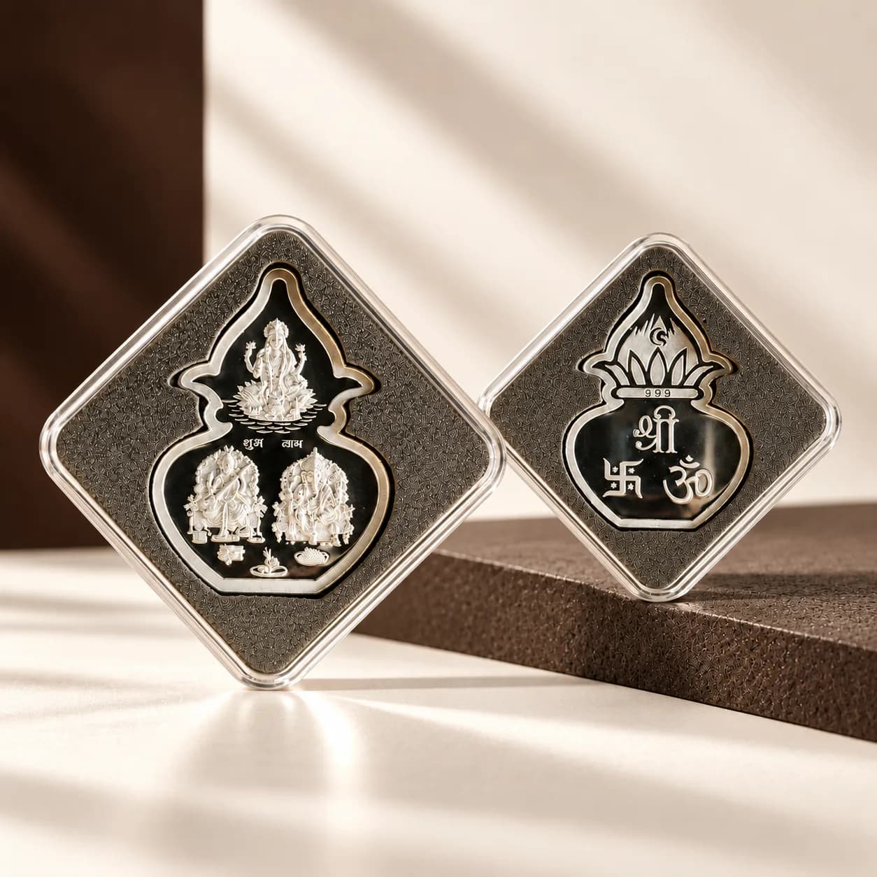 VERRAH Shubh Labh Kalash - 999 Pure Silver Coin